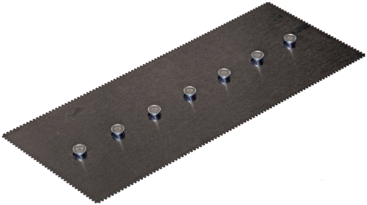 T9 deep V-notched trowel.