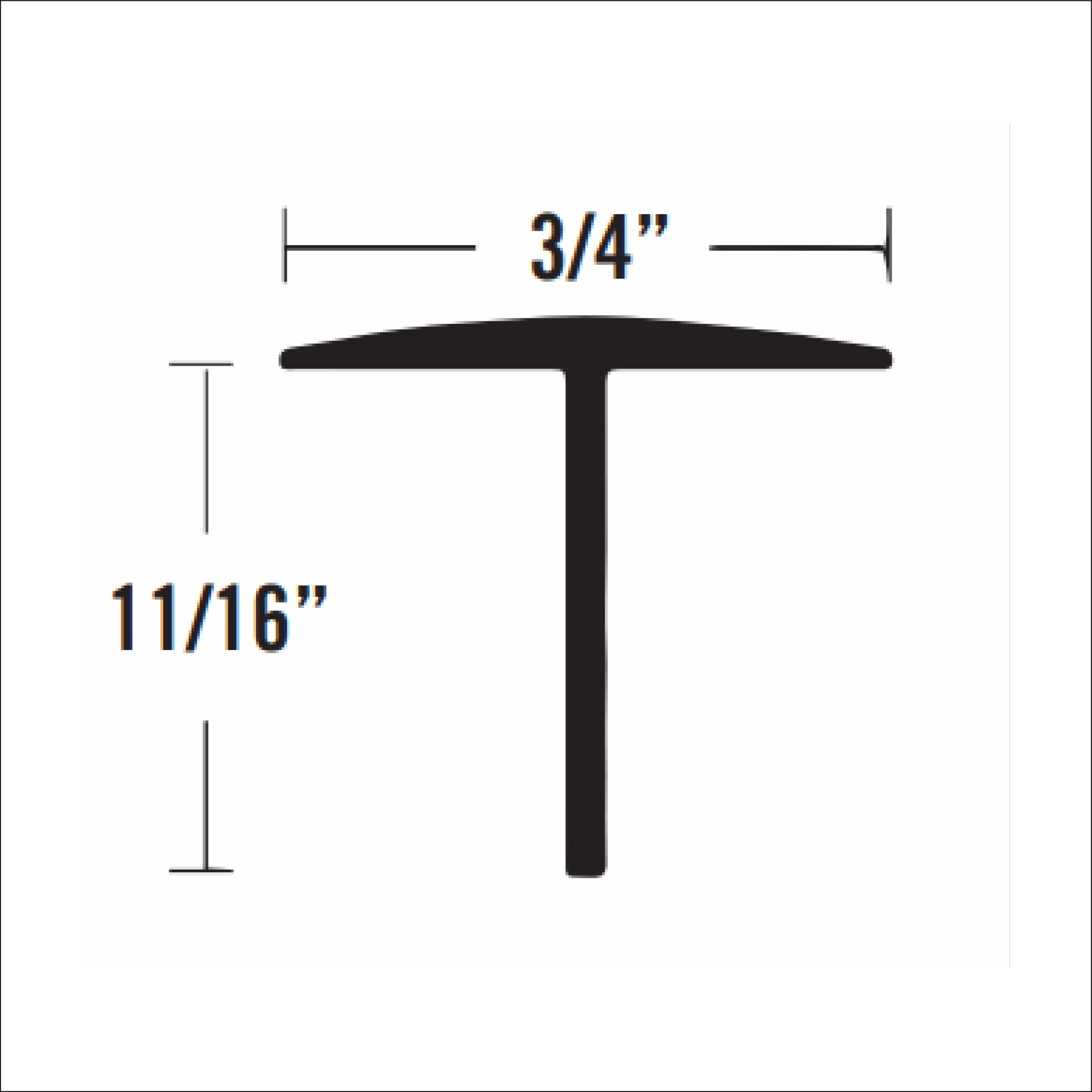 Hatch-Tee 3/4″ Silver