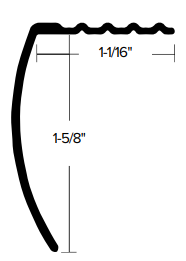 1-5/8″ Deluxe Stair Nosing