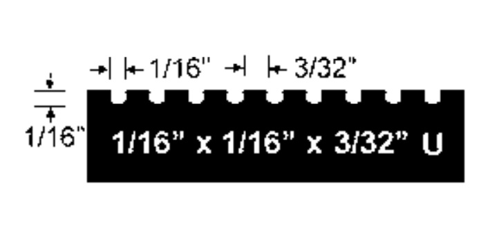 T3 U Notch