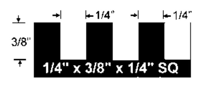T14 Square Notch