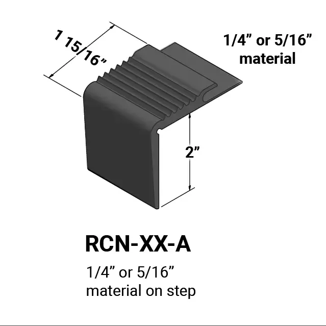 Nosing 1/4″ Undercut Carpet